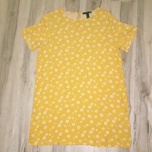Yellow T-Shirt Dress